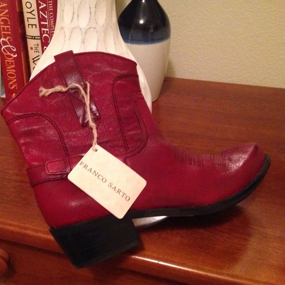 SOLD IN BUNDLE-Franco Sarto Cowboy Boots - Picture 2 of 2