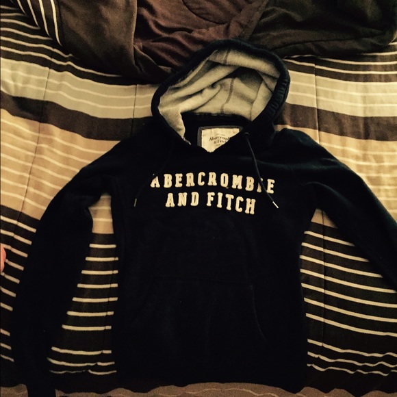 Navy blue A&F hoodie