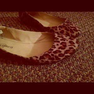 Cheetah Print ballet flats