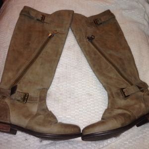 Steve madden boots real leather