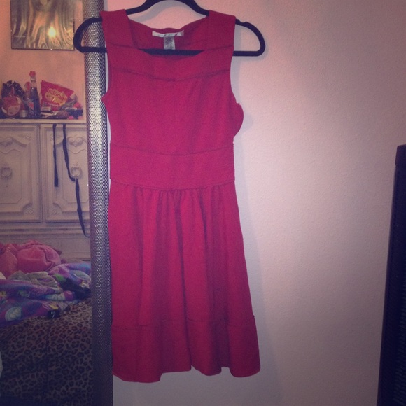 red dress