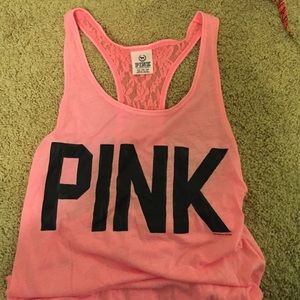 Pink tank top