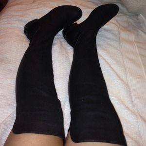 Steve Madden black tall boots