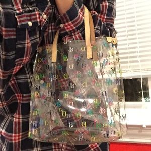 H 8.25" W 4" x L 8.25" clear flexible acrylic