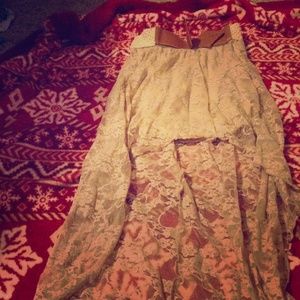 High low maxi skirt