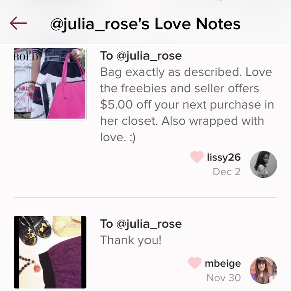 Love Notes update Go to your about page & all