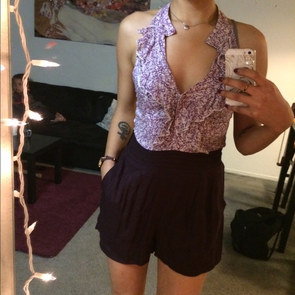 Purple romper