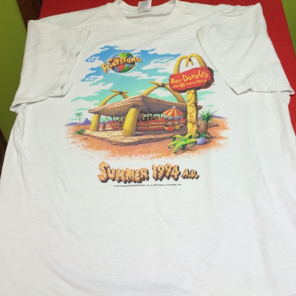 Flintstones McDonald's 1994 T-shirt