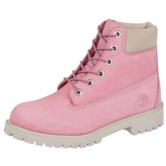 timberland baby pink boots