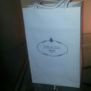 M prada  gift bag $