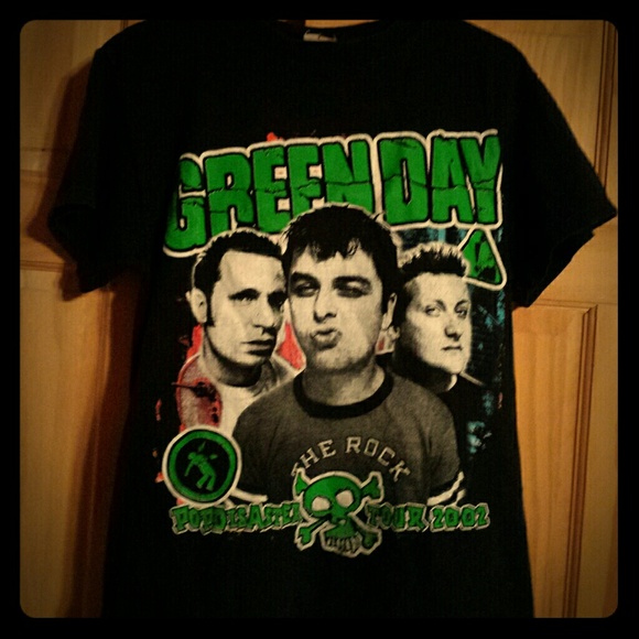 Grunge Green Day/Blink182 2002 Tour shirt