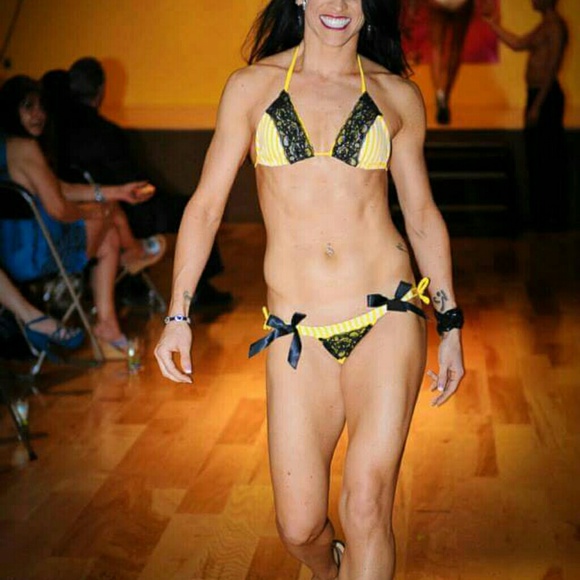 2 piece lingerie inspired  bikini