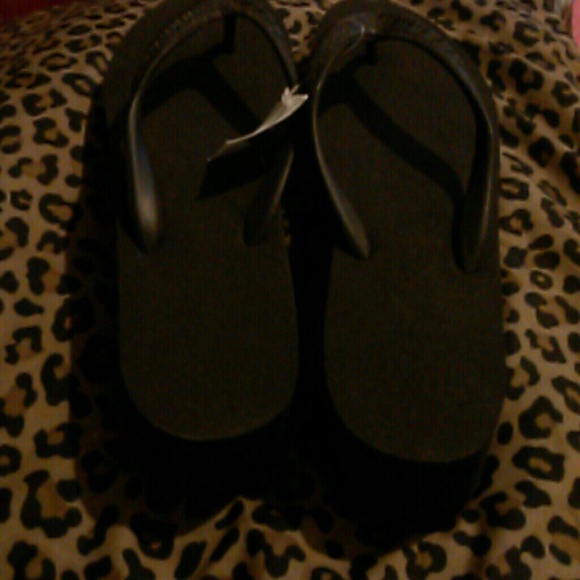 J. Crew Black Flip Flops - Picture 4 of 4
