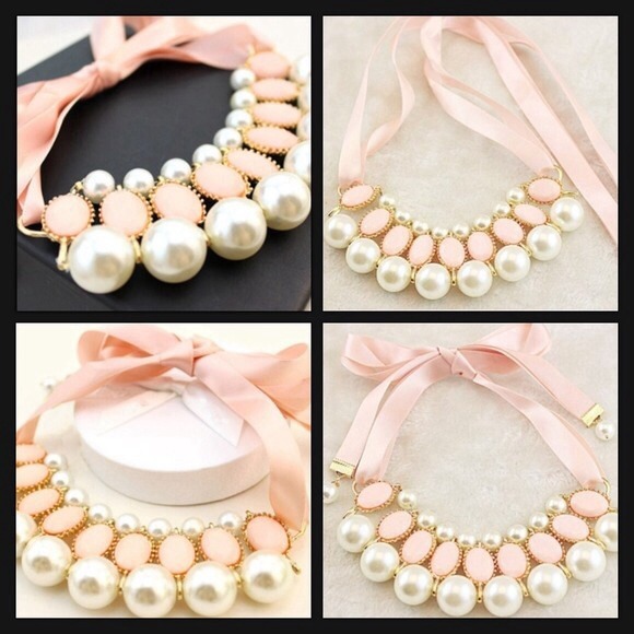 Pearl Statement Necklace - Picture 2 of 4