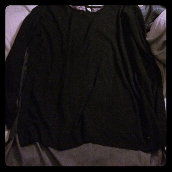 Black sweater with gorgeous design