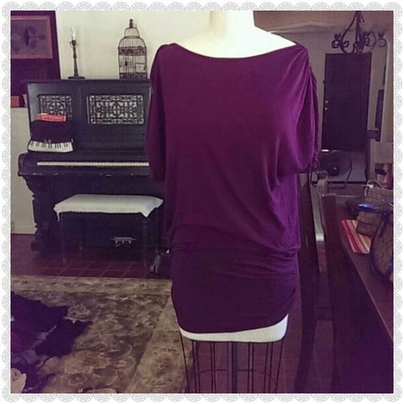 Max Studio Dresses & Skirts - NWOT Sexy Max Studio Plum Dress/Tunic!!!