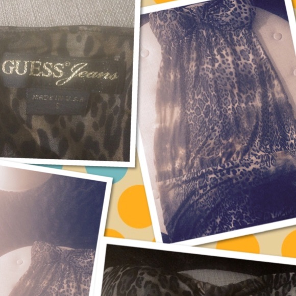 Women's small guess leopard dress - Picture 1 of 1