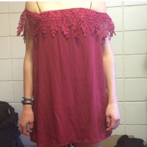 Off the shoulder TOBI DRESS