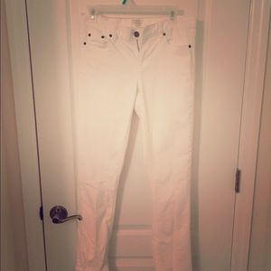 J. Crew skinny white Jeans