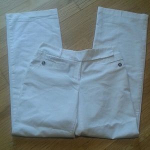 Ladies light weight material pants.