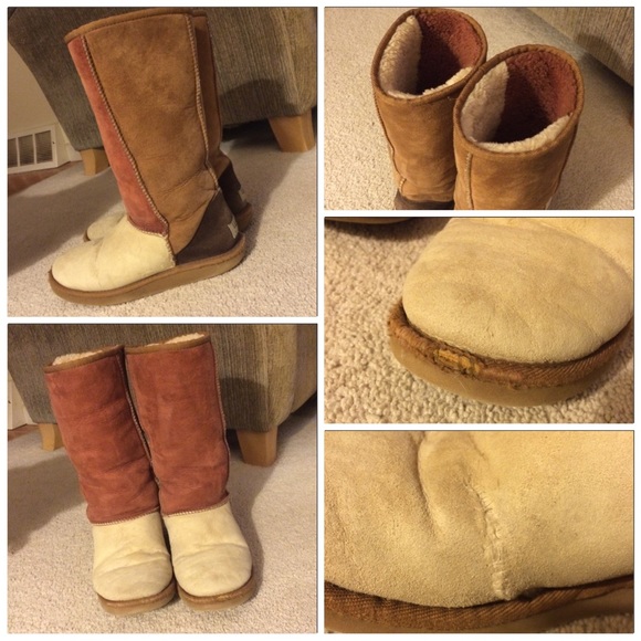 Size 7 patchwork Uggs