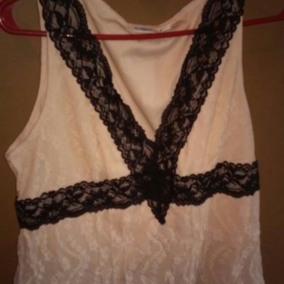 ⛔SOLD⛔ and black lace top