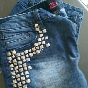 BEBE BLING DENIM Shorts