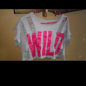 ⛔SOLD⛔ shoulder crop top