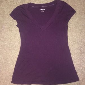 Purple express sexy basics tee