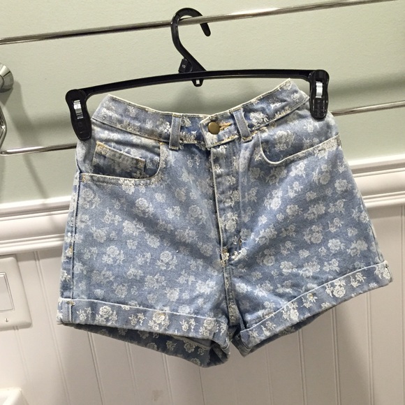 High waist Jean shorts