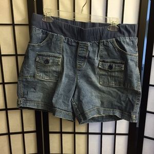 Maternity Jean shorts