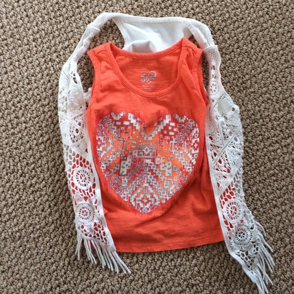 Justice size 7 tank top set