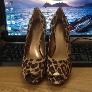 Leopard Print Nine West Heels👠