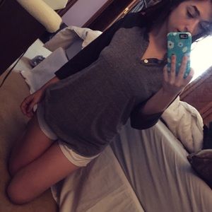 Grey Baseball T