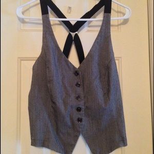 ❌SOLD❌ Gray Casual/Dressy Vest.