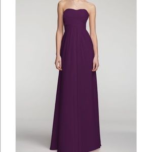 David's Bridal Plum Formal