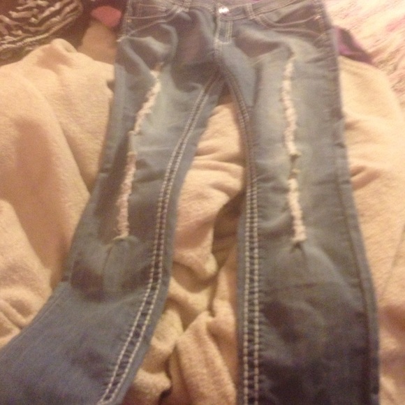 New never worn light blue jeans - Picture 1 of 1