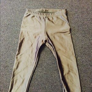 American Apparel Metallic Leggings