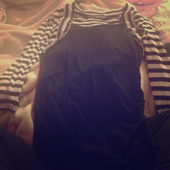 Black and white jacket dress shirt