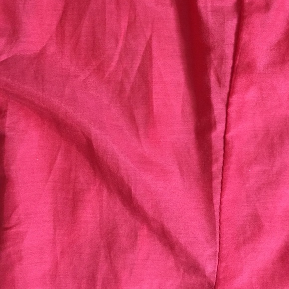 Red Frilly button down top - Picture 3 of 3