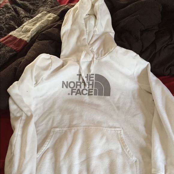 The North Face Tops - White northface hoodie