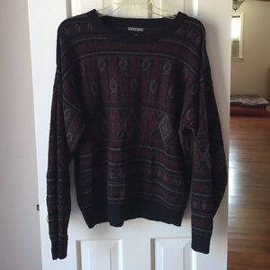 Vintage Oversize Pullover Grandpa Sweater