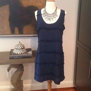 Isabel Lu blue silk dress