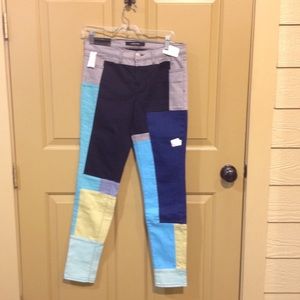 J Brand patchwork skinny