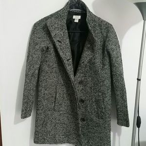 Jcrew marbled dress coat