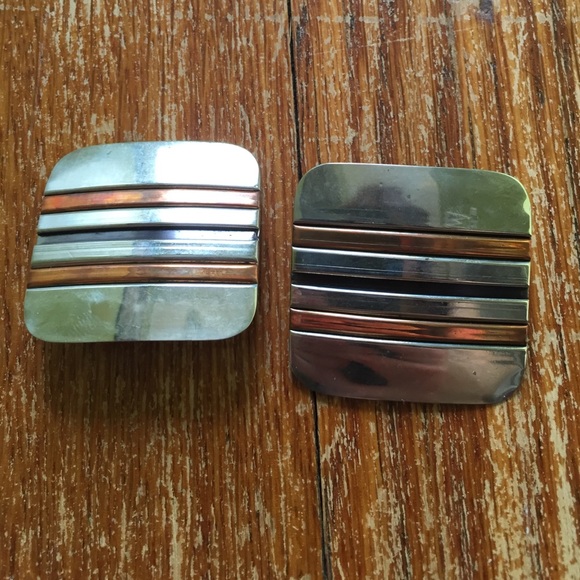 Vintage clip on earrings from Italy