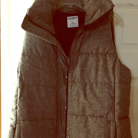 Old Navy Quilted Tweed Vest