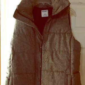 Old Navy Quilted Tweed Vest