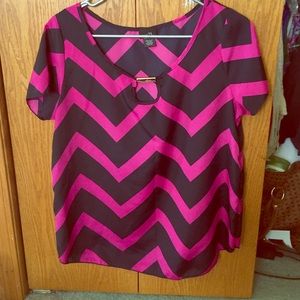 Zig zag colored blouse