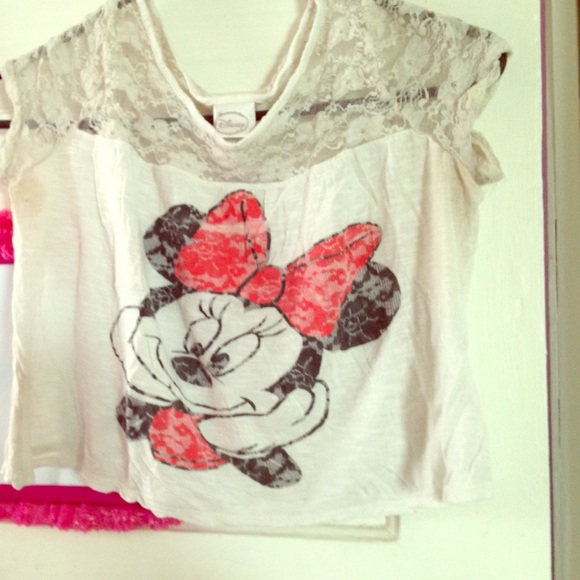 Minnie Mouse crop top
